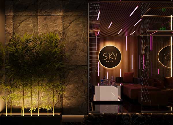 Thiết Kế Thi Công Phòng Chờ Spa SKY RELAX Hiện Đại tại TPHCM
