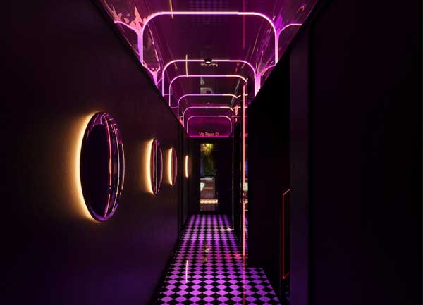 Mẫu thiết kế thi công hành lang phòng massage VIP phong cách Luxury