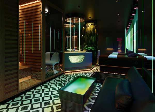 Thiết kế spa massage VIP Không gian sang trọng ambient luxury
