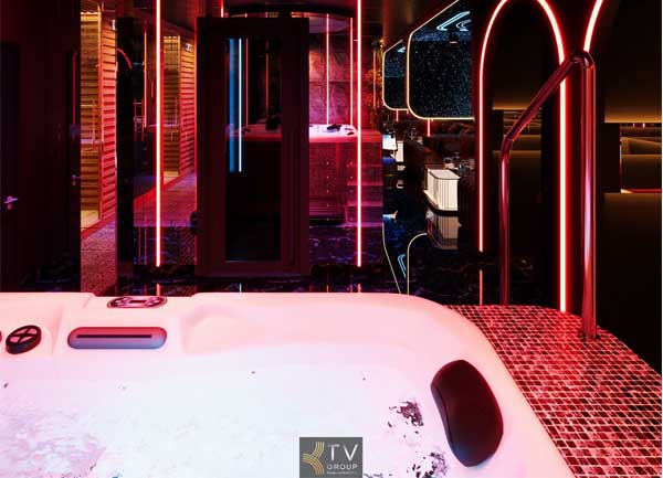 Thiết Kế Massage Karaoke VIP Combo Mô Hình Hybrid Spa Lounge Cao Cấp 2026
