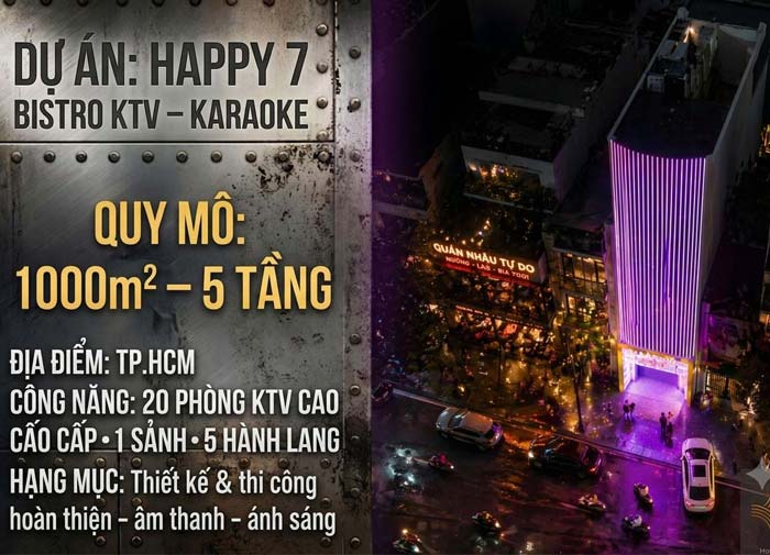 Thiết Kế Thi Công Phòng Karaoke Trọn Gói Tại TP.HCM | Dự Án
