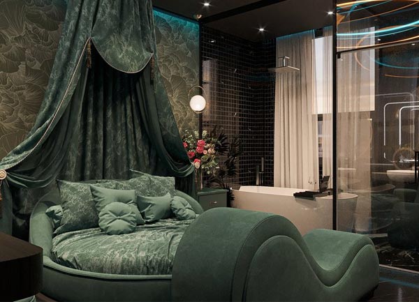 Thiết Kế Khách Sạn Chủ Đề Tình Yêu Phong Cách Luxury Hiện Đại