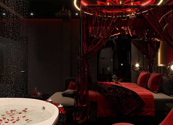 Thiết Kế Phòng Khách Sạn Tình Yêu – Romantic Luxe Concept