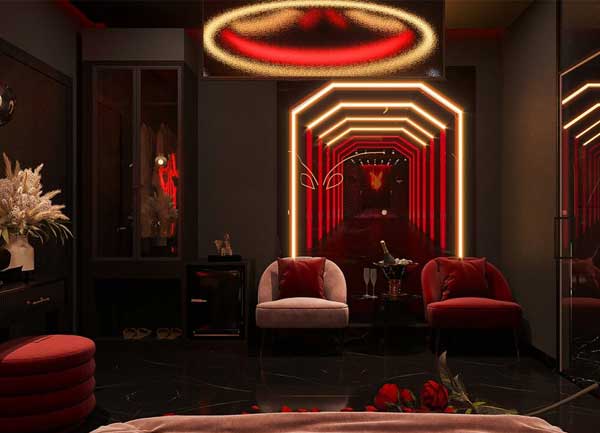 Thiết kế khách sạn chủ đề tình yêu phong cách Neo Romantic