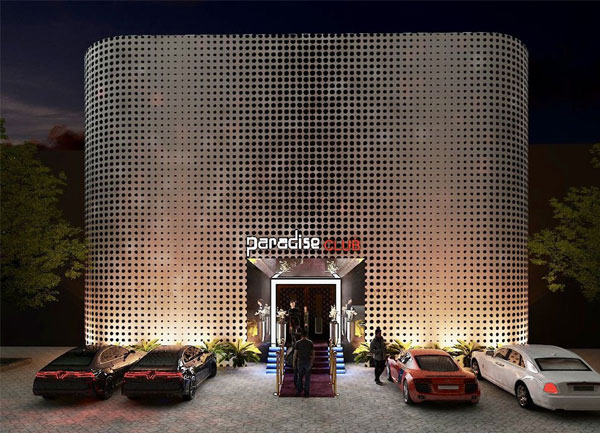 Thiết kế mặt tiền Club nổi bật – tăng nhận diện thương hiệu