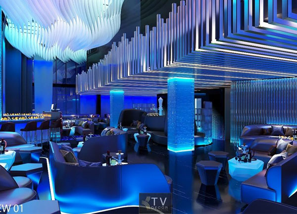Dự án thiết kế nội thất quán bar cao cấp – Không gian chill độc đáo