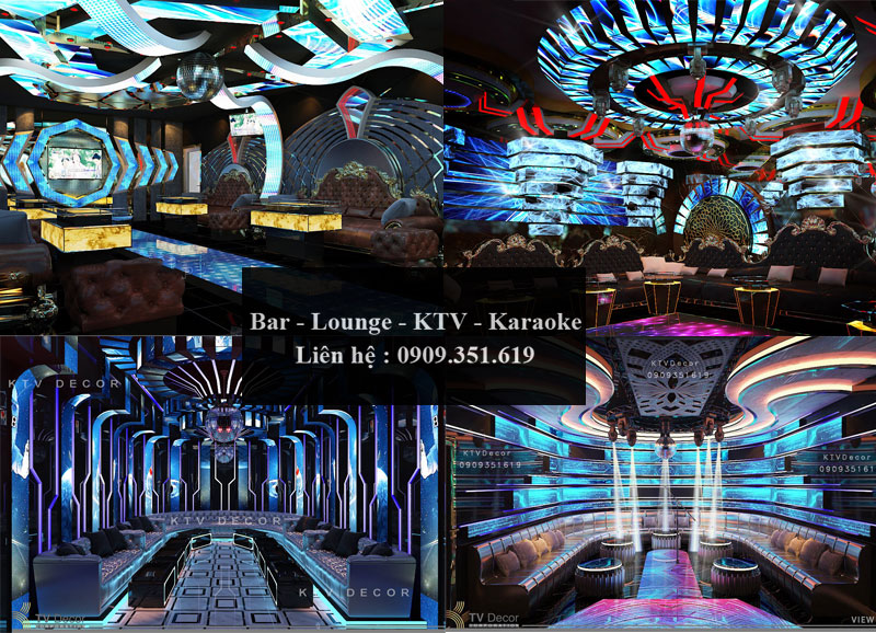 Top thiết kế phòng karaoke SuperVip phong cách KTV DECOR